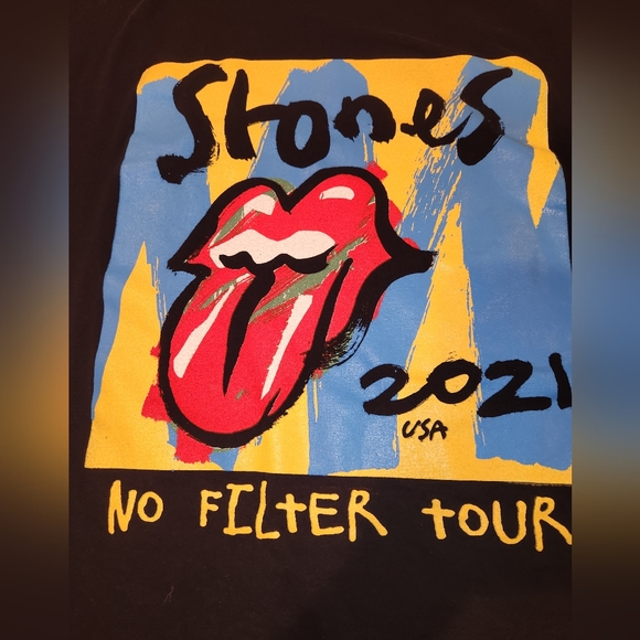 💀THE ROLLING STONES - NO FILTER TOUR - USA 2021 - MENS SIZE 3XL - Picture 1 of 9